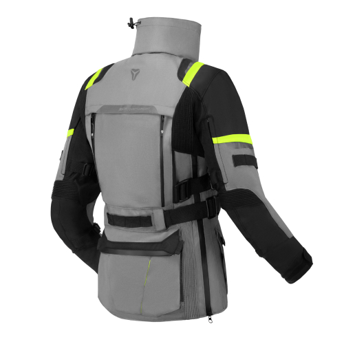 Kurtka motocyklowa damska SECA ARRAKIS III LADY TITANIUM/FLO YELLOW